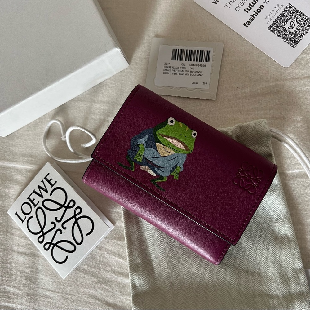 Loewe x Studio Ghibli Spirited Away Aogaeru Trifold Wallet